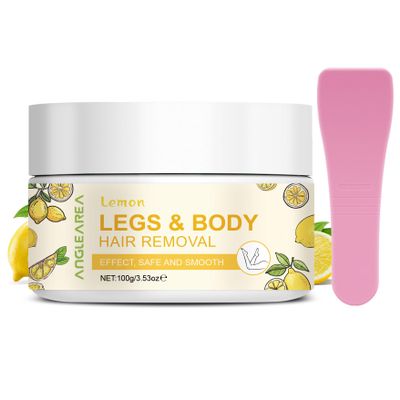 Depilatory Cream For Women and Men 100g Fast and Painless Hair Removal Cream for All Skin Types, Gentle Formula, Suitable for Legs, Underarms, and Bikini Line, Smooth and Non-Irritating