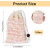 40 Soap Bags Mesh Exfoliating, 100% Natural Sisal Soap Pouch, Soap Savers for Shower Use Like Massaging and Scrubbing view 2