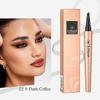 3PC Waterproof Eyebrow Pencils,3D Waterproof Eyebrow Tattoo Pencil,4-Tipped Precise Brow Pen,Natural Makeup Fine Stroke Magic Eyebrow Pencil with 4 Micro-Fork Tip for women (dark brown) view 2