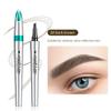 3PC 3D Waterproof Eyebrow Tattoo Pencils,Eyebrow Microblading Pencil,4-Tipped Precise Brow Pen,Natural Makeup Fine Stroke Magic Eyebrow Pencil with 4 Micro-Fork Tip for women (dark brown) view 2