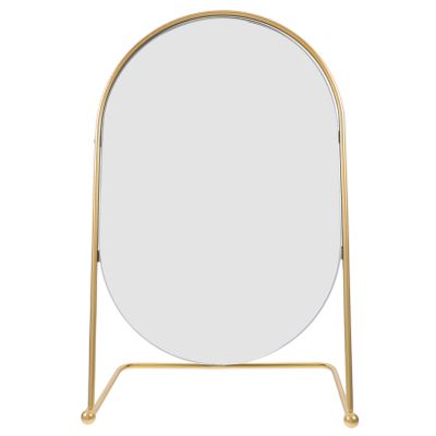 FOMIYES Makeup Mirror High Definition Standing Vanity Mirror for Bedroom Living Room Stylish Desk Decor for Shaving and Beauty Routines