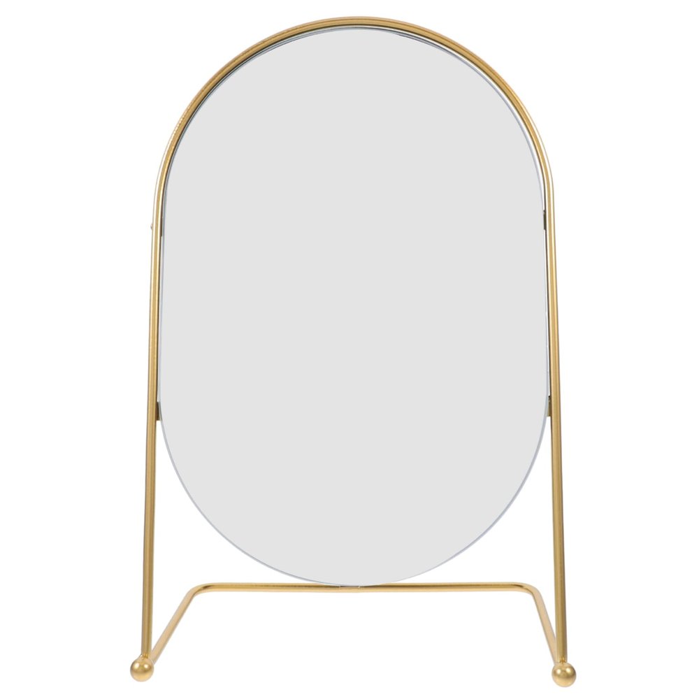 FOMIYES Makeup Mirror High Definition Standing Vanity Mirror for Bedroom Living Room Stylish Desk Decor for Shaving and Beauty Routines