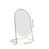 FOMIYES Makeup Mirror High Definition Standing Vanity Mirror for Bedroom Living Room Stylish Desk Decor for Shaving and Beauty Routines view 2
