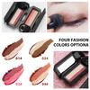 Hulyfw Dual Color Eyeshadow,Waterproof Glitter Eye Shadow,Smooth Texture Highly Pigmented Dual-Color Eyeshadow Shimmer Long Lasting For Eye Makeup(03#) view 3