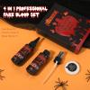 4 IN 1 Fake Blood KitFake Blood 1.69oz X2 + Spray Head+Dripping Head+Cleaning SoapWashableRealistic EffectSkin FriendlyProfessional Fake Blood Makeup Kit For Halloween/CosplayDarkX2 view 2
