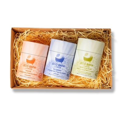 Premium Epsom Salt Gift Box  Natural Bath Salts for Relaxation, Detox & Muscle Recovery