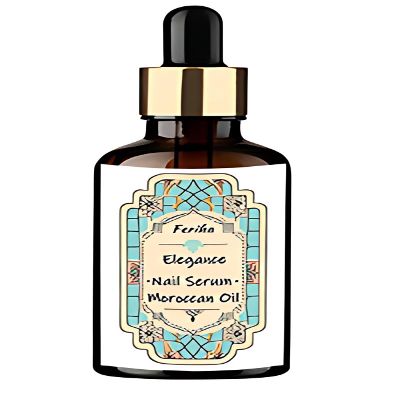 FERIHA Elegance  Nail Repair Oil with Argan & Prickly Pear  Treats Brittle, Peeling Nails  Deep Hydration & Growth Support  Vitamin E Rich Formula