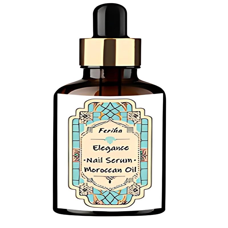 FERIHA Elegance  Nail Repair Oil with Argan & Prickly Pear  Treats Brittle, Peeling Nails  Deep Hydration & Growth Support  Vitamin E Rich Formula