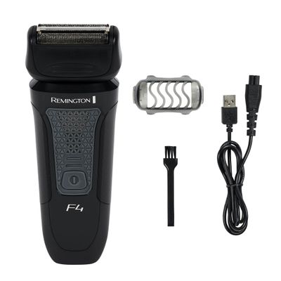 Remington F4 Style Series Foil Shaver for Men, Flexing Blades for Close and Comfortable Shave, Cordless Electric Rechargeable Razor.