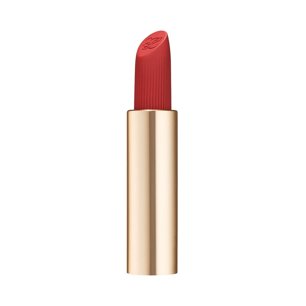 Este Lauder Pure Color Long-Lasting Matte Lipstick for Women with Matte Finish | Plumping & Nourishing, 0.12 Ounce, Refill, 557 Fragile Ego
