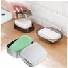 BEBEMOKO Multi-Purpose Soap Storage Box Travel Soap Container with Lid Leakproof Aluminum Case for Bars Lightweight and Portable for Camping Gym and Bathroom Use view 4