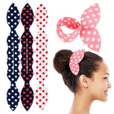Beaupretty 4pcs Hair Bun Maker Lazy Curler Tools for Easy Updos Comfortable Sponge Material Stylish Colors for All Hair Types
