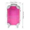4Pcs Mini Suitcase Makeup Box for Travel Portable False Eyelashes Storage Case Compact Cosmetic Organizer for Women view 2