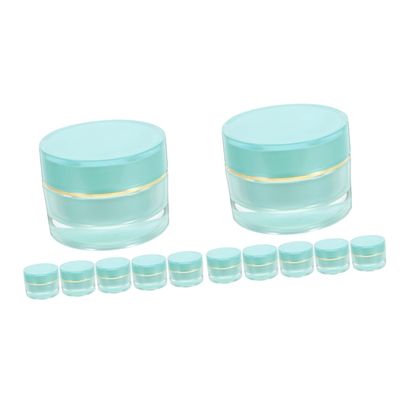 12 Pcs Cosmetic Bottle Empty Cream Jars Empty Cream Container Cream Container for Travel Containers with Lids Cream Containers Cream Storage Container Refillable Cream Jar/1098