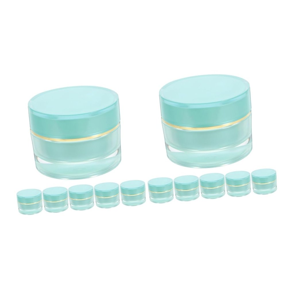 12 Pcs Cosmetic Bottle Empty Cream Jars Empty Cream Container Cream Container for Travel Containers with Lids Cream Containers Cream Storage Container Refillable Cream Jar/1098