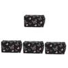 4pcs Cosmetic Bag Women Makeup Bag Decorative Makeup Bag Makeup Organizer Travel Makeup Bag Portable Makeup Bag Makeup Storage Bag Makeup Bag Zipper Makeup Bag/1065 view 1