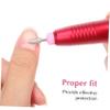 SOESFOUFU 10pcs Nail Drill Bit Covers for Nail Art Tools Dust Brush for Manicure Pedicure view 3