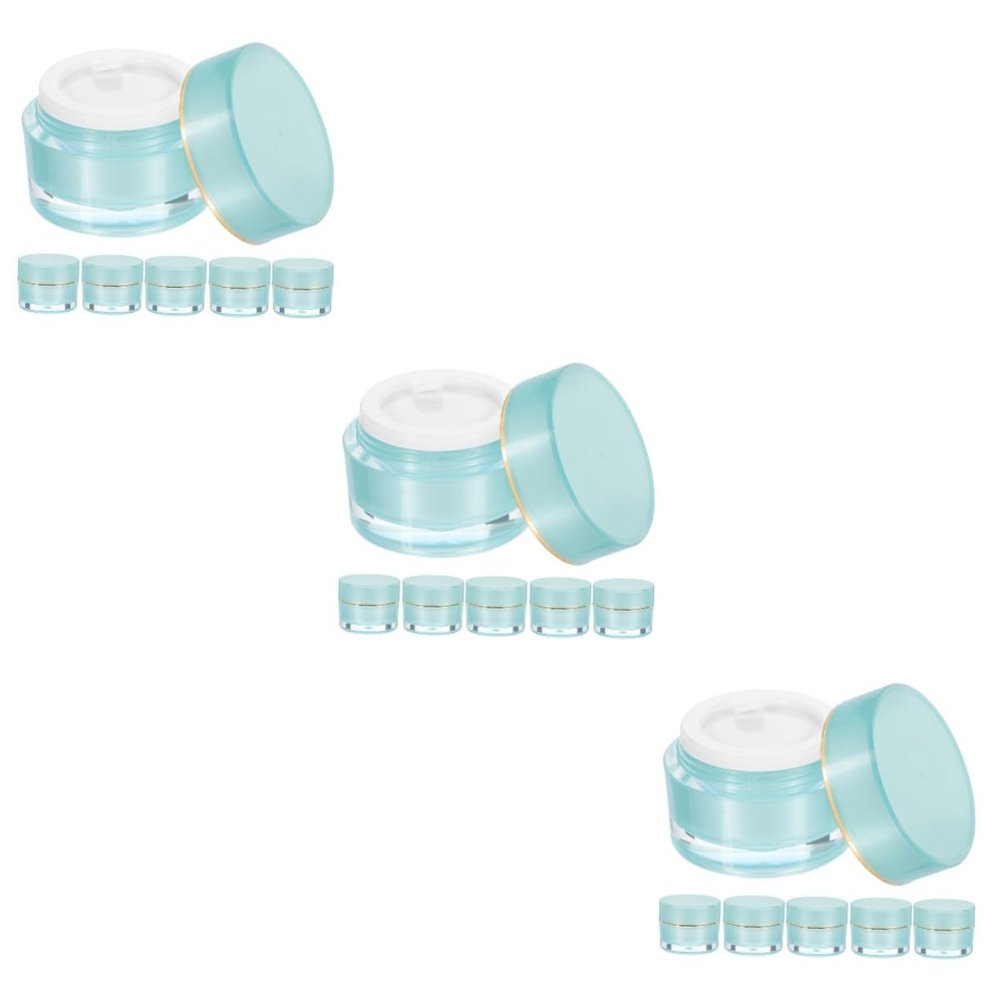 18 Pcs Cosmetic Bottle Small Cream Containers Empty Cream Jars Containers with Lids Empty Cream Container Wide Mouth Cream Jar Cream Jar for Travel Wide Mouth Cream Container/1104