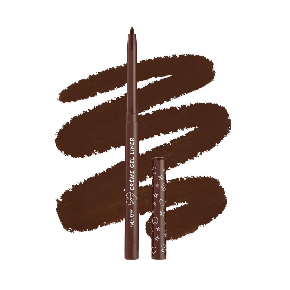 ColourPop BFF Crme Gel Liner - Waterproof Gel Eyeliner Pen with a High-Pigment & Buildable Formula - Colored Eyeliner with 18-Hour Wear - Sunnyvale (0.01 oz)