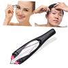 minkissy 3pcs Professional Eyebrow Tweezers for Hair Removal Precision Eyebrow Plucker Retractable Compact Design Random Color view 2