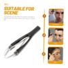 minkissy 3pcs Professional Eyebrow Tweezers for Hair Removal Precision Eyebrow Plucker Retractable Compact Design Random Color view 3