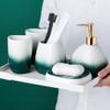 MAKEJ Brush Teeth Wash Utensils Mouth Cup Brush Gargle Mouthwash Set Supplies Piece Bathroom view 3