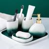 MAKEJ Brush Teeth Wash Utensils Mouth Cup Brush Gargle Mouthwash Set Supplies Piece Bathroom view 4