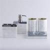 MAKEJ Hotel Supplies Factory Wash Gargle Set Hardware Resin Bathroom Five Piece Suite Supplies view 2