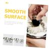 NOLITOY 2pcs Footed Shaving Bowl for Men Stainless Steel Shaving Mug Smooth Easy to Use and Practical for Grooming Enthusiasts view 3
