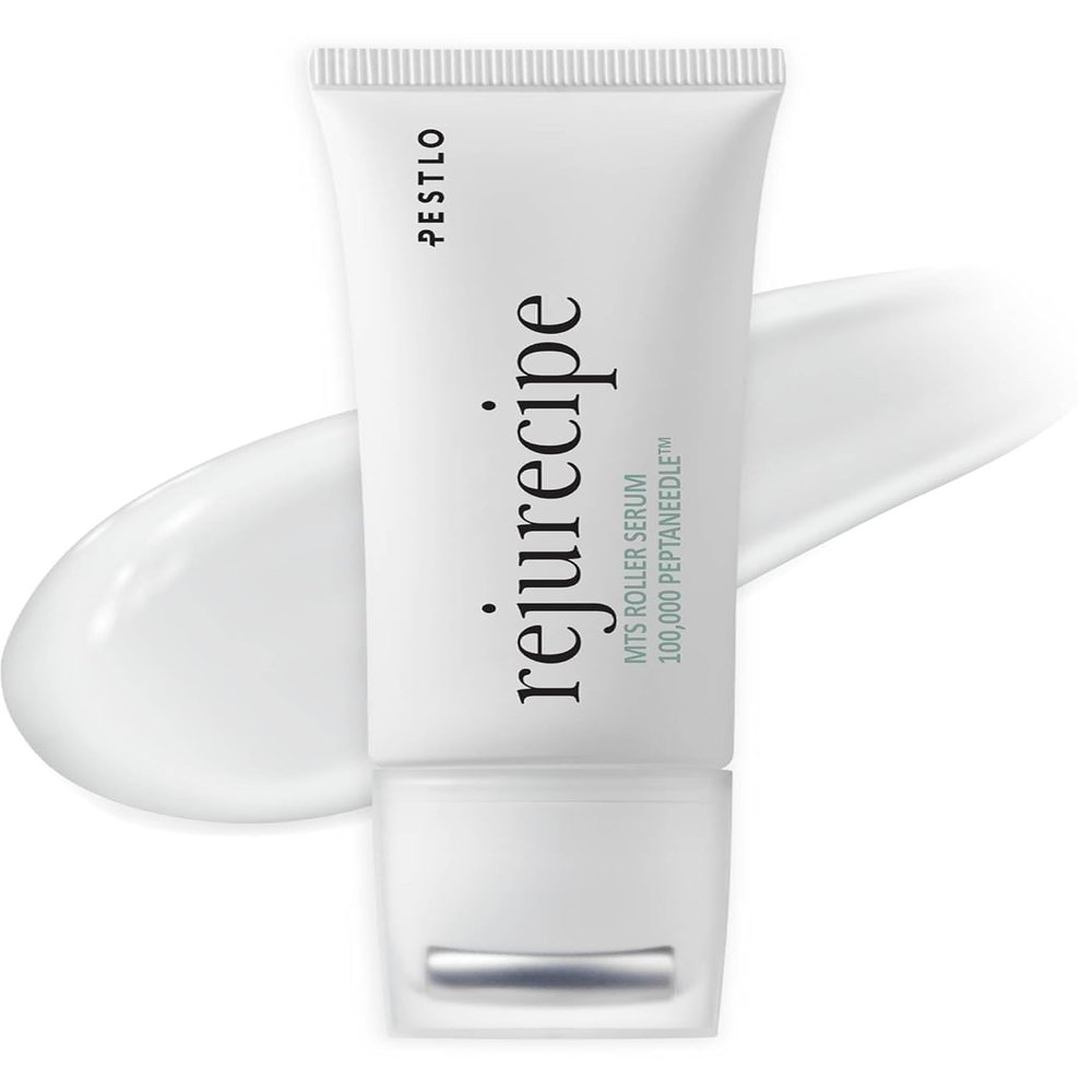 PESTLO Rejurecipe Spicule Roller Serum 50ml (1.69 fl oz) - Exfoliating & Hydrating Serum with Spicule Technology, Phyto-PDRN for Face, Neck, Dcollet with Gua Sha