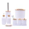 MAKEJ Toiletry Set Bathroom Bath Combination Kit Dental Cup Hand Sanitizer Bottle Supplies(E) view 1