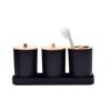 MAKEJ Toiletry Set Bathroom Bath Combination Kit Dental Cup Hand Sanitizer Bottle Supplies(E) view 2