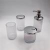 MAKEJ Glass Wash Set Glass Bathroom Four-Piece Vertical Striped Supplies House Home view 3