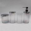 MAKEJ Glass Wash Set Glass Bathroom Four-Piece Vertical Striped Supplies House Home view 4