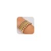 fxmimior Fashion Boho Dainty Beads Bracelets Simple Silver Gold Chain Bracelets Set for Women Adjustable Chunky Flat Cable Chain Beads Punk Bracelets for Women 6Pcs (Gold) view 1
