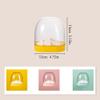 FZYEUO Cosmetic Organizer Lipstick Storage Box Desktop Multi Layer Lattice Lipstick Rack Finishing Display Rack Transparent Dressing Table Storage Box with Lid Cosmetic Storage Case(Yellow) view 2