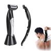 Men Back Trimmer, Wet and Dry Use Men Back Groomer, Extreme Reach Handle and, USB Rechargeable view 1