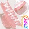 CAKURE Acrylic Claw Clip White Hair Clips Medium Hair Claw Clips Hair Accessories for Women and Girls (Pack of 2) view 4