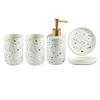 MAKEJ Sanitary Ware Set Ceramic Wash Four Bathroom Furnishing Hotel Club Room Kit Light view 1