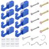 orilace 30Pcs Self Nose Piercing Kit- Blue Disposable Nose Piercing Gun Built-in Nose Stud, Safe Easy Use Painless At Home Nose Piercing Tool (G198+198) view 1