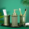 MAKEJ Toiletries Set Brushing Teeth Mouthwash Cup Model Room Bathroom Sink Decoration view 2