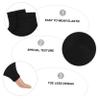 FRCOLOR 4pairs Heel Moisturizing Socks Gel Heel Socks Open Toe Design Ankle Pain Relief Moisture Locking Material for Men Women view 3