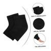 FRCOLOR 4pairs Heel Moisturizing Socks Gel Heel Socks Open Toe Design Ankle Pain Relief Moisture Locking Material for Men Women view 4
