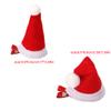 Santa Hat Hair Side Clips Hat Bangs Duckbill Clips Christmas Hat Hair Grips Ponytail Decor Party Hair Barrettes view 3