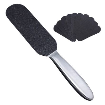 Beatifufu Stainless Steel Foot Rub Pedicure Machine Pedicure File Callus Remover Dead Skin Scrubber Foot Scrubber