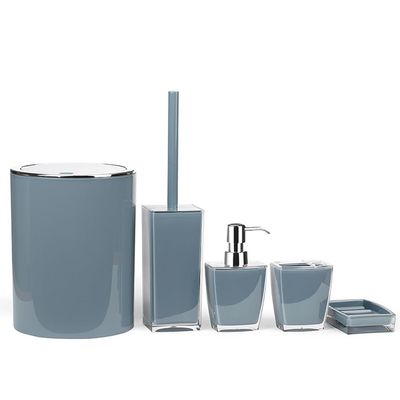 MAKEJ Bathroom Toiletries Body Wash Dispenser Toilet Brush Bathroom Kit Bathroom Set(D)