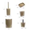 MAKEJ Bathroom Toiletries Body Wash Dispenser Toilet Brush Bathroom Kit Bathroom Set(D) view 3