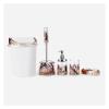 MAKEJ Bathroom Toiletry Set Toothbrush Cup Toilet Brush Trash Can Soap Box Hand Sanitizer Bottle(E) view 1
