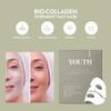 Youth Bio-Collagen Overnight Face Mask - Youth Skin Collagen Mask, Korean Glass Skin Face Masks Skincare, Hydrating Overnight Hydrogel Mask, Pore Minimizing, Elasticity Improvement (34gx16ea) view 2
