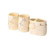 MAKEJ Partition Toothbrush Holder for Household Bathroom Marbled Ceramic Cosmetic Toothbrush Cup(D) view 1